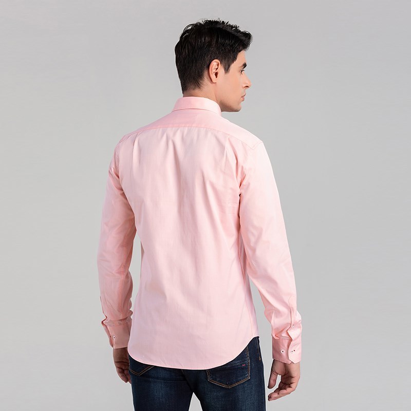CHCH Fashion 100%Cotton Long Sleeve Shirt Solid Slim Fit Male Social Casual Business White Dress Shirts 220330