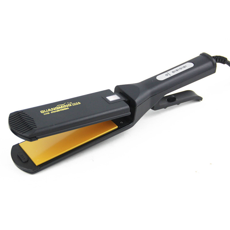 4-in-1 Women Interchangeable Plates Hair Straightener Crimping Iron Crimper Hair Styling Tool deep wave Straightening Iron 220623