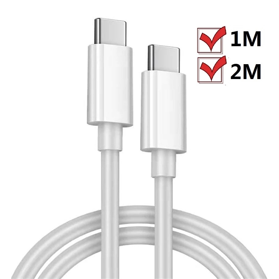 USB C To Type C Cables PD Fast Charging 18W 20W for Samsung S21 S20 Note 20 Quick Charge 4.0 1m 2m 3ft 6ft Charger Wire