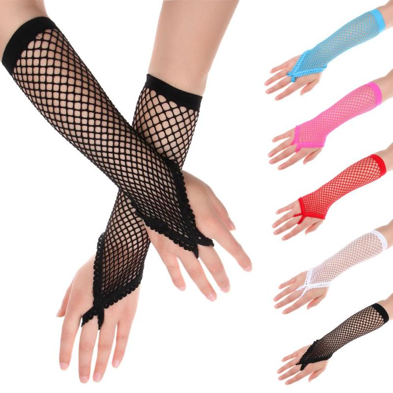 Five Fingers Gloves Women Solid Fingeless Sexy Party Girl Lace Mittens Net Breathable Performance Dance Long Mesh Fishnet
Five Fingers Gloves Women Solid Fingeless Sexy Party Girl Lace Mittens Net Breathable Performance Dance Long Mesh Fishnet
