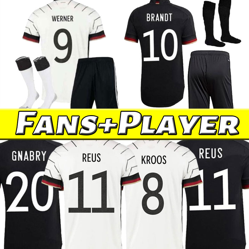 Fans Player version soccer jersey KROOS GNABRY WERNER DRAXLER HUMMELS REUS MULLER GOTZE European Cup football shirt german men kids kit 20 21 222 player version sock, Home
Fans Player version soccer jersey KROOS GNABRY WERNER DRAXLER HUMMELS REUS MULLER GOTZE European Cup football shirt german men kids kit 20 21 222 player version sock, Home