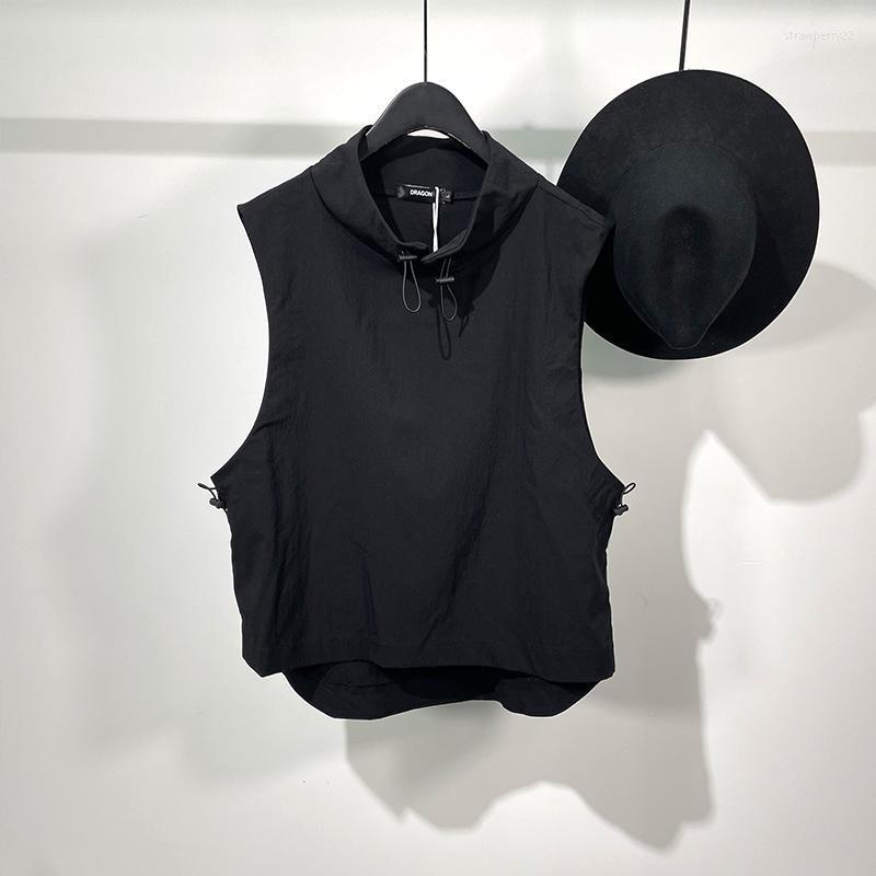 Men' Vests 2022 Original Fashion Dark Black Simple Loose Tooling Jacket Harajuku Brand Casual Suit Stra22
Men' Vests 2022 Original Fashion Dark Black Simple Loose Tooling Jacket Harajuku Brand Casual Suit Stra22