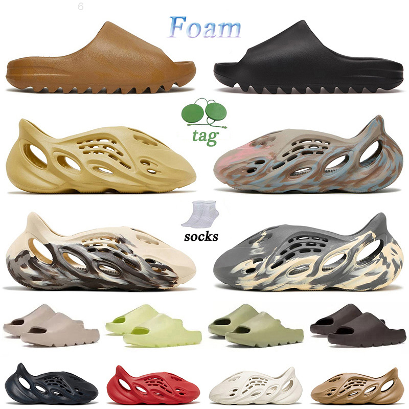 2022 Foam Runner Slides Sandals Women Mens Designer Slippers Size 36-47 With Socks Ochre Onyx Sulfur MX Cream Clay Moon Grey Resin Sneakers, D24 ararat 36-47
2022 Foam Runner Slides Sandals Women Mens Designer Slippers Size 36-47 With Socks Ochre Onyx Sulfur MX Cream Clay Moon Grey Resin Sneakers, D24 ararat 36-47