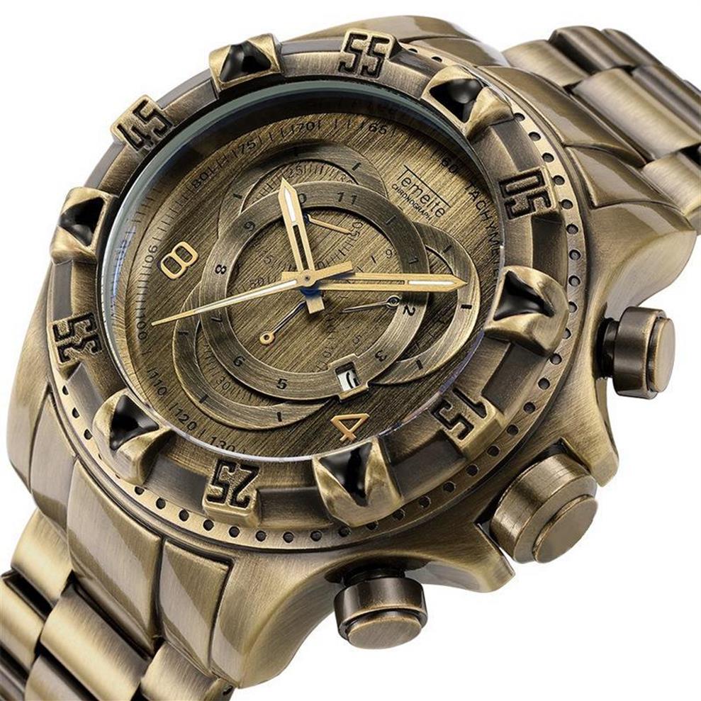 Man Watches Quartz TEMEITE Brand Mens Wristwatches Luxury Antique Copper Color Stainless Steel Waterproof Calendar Men's Cloc2680, Multi-color
Man Watches Quartz TEMEITE Brand Mens Wristwatches Luxury Antique Copper Color Stainless Steel Waterproof Calendar Men's Cloc2680, Multi-color