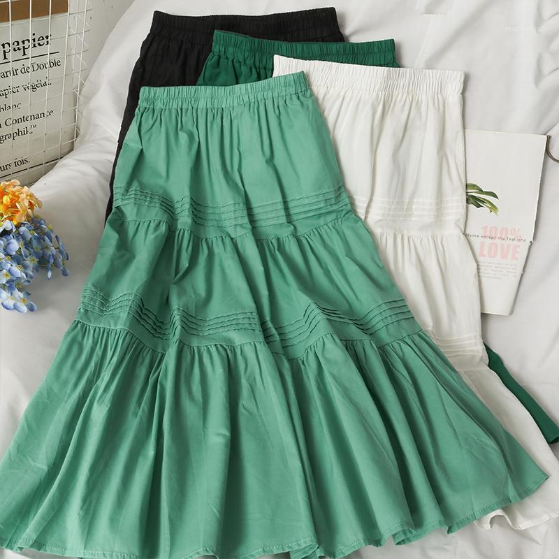 Skirts Pure Color All-match Elastic Waist Thin Skirt Female 2022 Summer Stitching High Western Style A-line, Black
Skirts Pure Color All-match Elastic Waist Thin Skirt Female 2022 Summer Stitching High Western Style A-line, Black