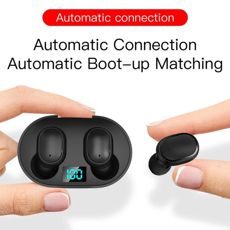 E6S E7S TWS Fone Bluetooth Earphones Wireless Headphones Sport Headsets with Microphone Handsfree Earbuds For Samsung Xiaomi Redmi All Smartphone