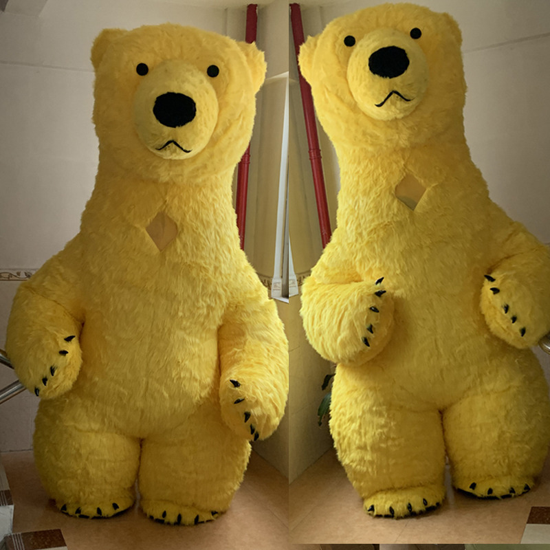 Mascot doll costume White Polar Bear Mascot Costume for Adult Inflatable Polar Bear Costume Advertising for Fantasias Homem Customize Tall S, Style3
Mascot doll costume White Polar Bear Mascot Costume for Adult Inflatable Polar Bear Costume Advertising for Fantasias Homem Customize Tall S, Style3