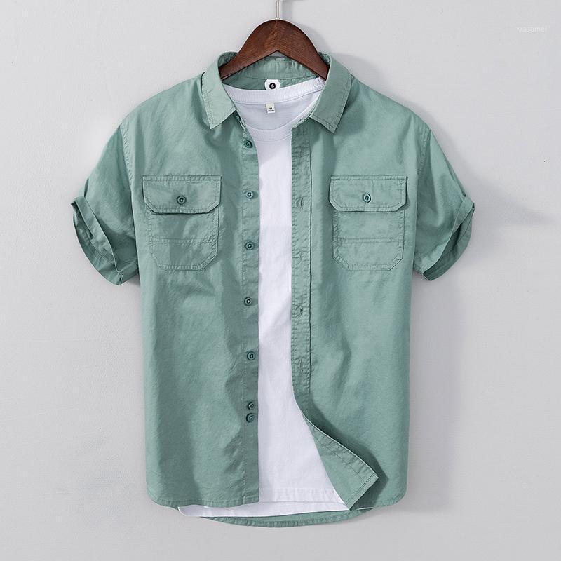 Men's Casual Shirts Suehaiwe's Brand Short-sleeved Pure Cotton Shirt Men Fashion Solid For Tops Mens Clothes Camisa Chemise, White
Men's Casual Shirts Suehaiwe's Brand Short-sleeved Pure Cotton Shirt Men Fashion Solid For Tops Mens Clothes Camisa Chemise, White