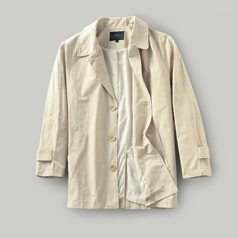 Men's Trench Coats Spring Autumn Mens Coat Long Sleeve Button Up Top Boys Khaki Black Windbreaker Casual Loose Streetwear OversizeMen's Kend
Men's Trench Coats Spring Autumn Mens Coat Long Sleeve Button Up Top Boys Khaki Black Windbreaker Casual Loose Streetwear OversizeMen's Kend
