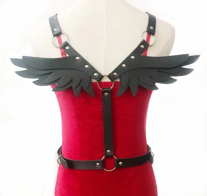 Belts Leather Harness Bondage Halterneck Beach Collar Gothic Punk Waist Shoulder Necklaces Sexy Statement Party Jewelry Gifts, Black
Belts Leather Harness Bondage Halterneck Beach Collar Gothic Punk Waist Shoulder Necklaces Sexy Statement Party Jewelry Gifts, Black