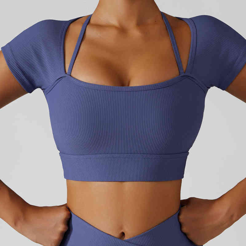Yoga Sports Female Bra Clothing Top Women Summer Tight Gym Bralette Fitness Lady Underwear Sportswear Shockproof Short Sleeve T220725, Lava red
Yoga Sports Female Bra Clothing Top Women Summer Tight Gym Bralette Fitness Lady Underwear Sportswear Shockproof Short Sleeve T220725, Lava red