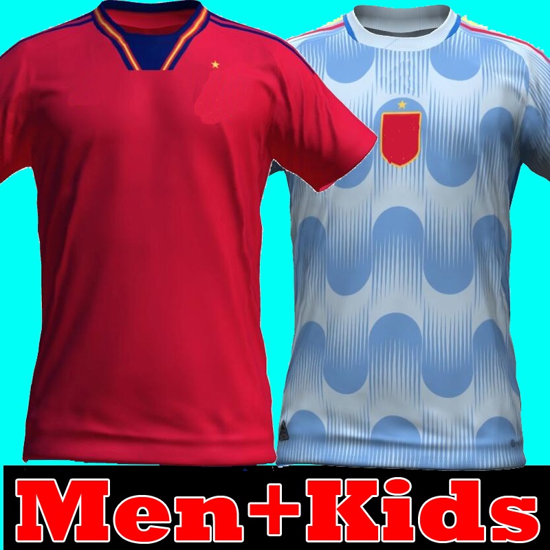 2022 Spain soccer jersey Camiseta Espana MORATA RODRIGO PEDRI world Cup RAMOS THIAGO ALBA football shirt men kids kit uniforms, 22 23 away
2022 Spain soccer jersey Camiseta Espana MORATA RODRIGO PEDRI world Cup RAMOS THIAGO ALBA football shirt men kids kit uniforms, 22 23 away