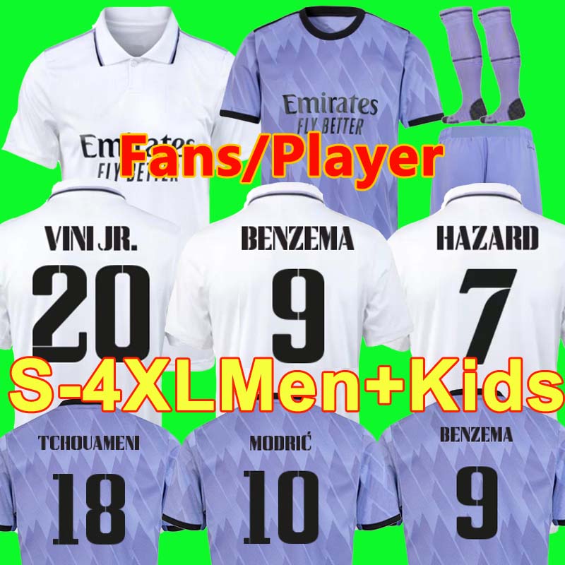 S - 4XL BENZEMA Finals soccer jersey 2022 2023 HAZARD VINI JR CAMAVINGA TCHOUAMENI ASENSIO MODRIC REAL MADRIDS VALVERDE camiseta football shirts 22 23 men kids kit, 22 23 home men patch1
S - 4XL BENZEMA Finals soccer jersey 2022 2023 HAZARD VINI JR CAMAVINGA TCHOUAMENI ASENSIO MODRIC REAL MADRIDS VALVERDE camiseta football shirts 22 23 men kids kit, 22 23 home men patch1
