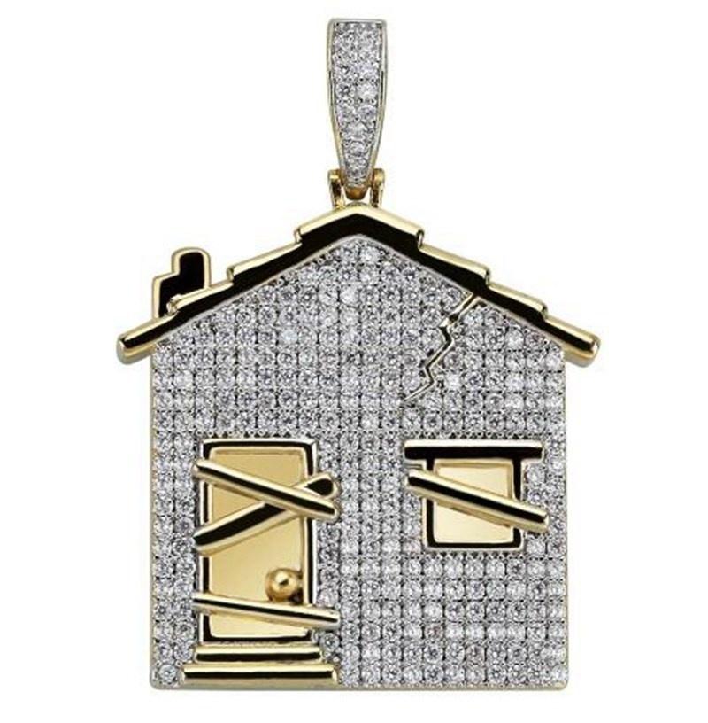 Pendant Necklaces Classic House Necklace Men Cubic High-quality Metal Chains Material Hip Hop Punk Charms
Pendant Necklaces Classic House Necklace Men Cubic High-quality Metal Chains Material Hip Hop Punk Charms