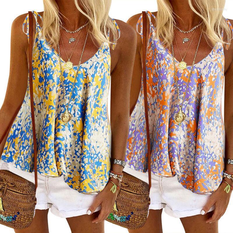 Women' Blouses & Shirts Women Floral Casual Summer Blouse V Neck Sleeveless Spaghetti Strap Chiffon Loose Tops Ladies Tank Female ShirtWome, Blue
Women' Blouses & Shirts Women Floral Casual Summer Blouse V Neck Sleeveless Spaghetti Strap Chiffon Loose Tops Ladies Tank Female ShirtWome, Blue