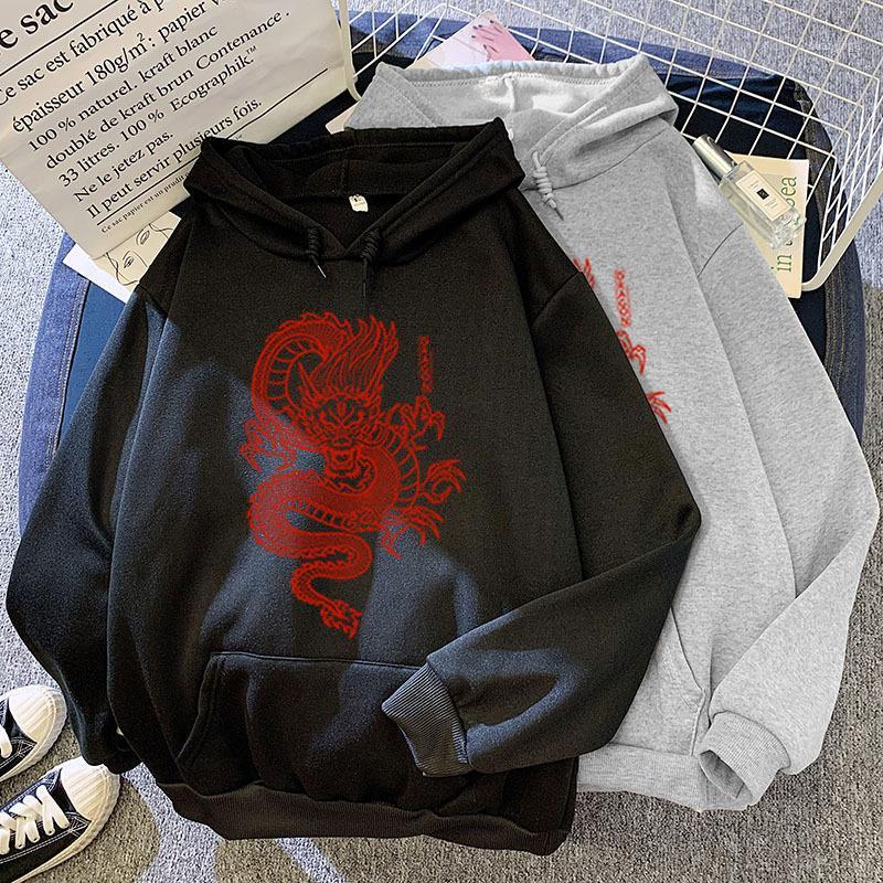 Streetwear Tops Women' Hoodie Ulzzang Harajuku Vintage Chinese Dragon Print Oversize Loose Casual Sweatshirts Hoodies, Black
Streetwear Tops Women' Hoodie Ulzzang Harajuku Vintage Chinese Dragon Print Oversize Loose Casual Sweatshirts Hoodies, Black
