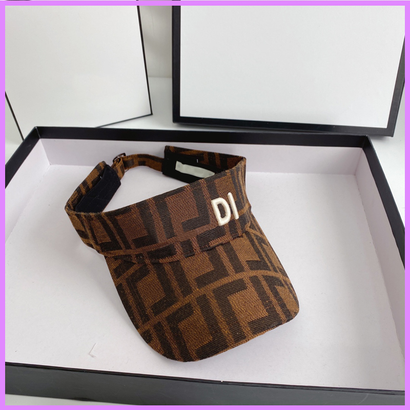 Women Fashion Visor Designer Summer Top Empty Hat Outdoor F Letters Caps Hats Mens Adjustable Visors Womens High Quality D224091F, Brown
Women Fashion Visor Designer Summer Top Empty Hat Outdoor F Letters Caps Hats Mens Adjustable Visors Womens High Quality D224091F, Brown