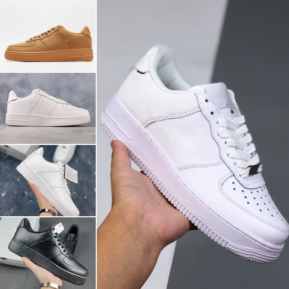 Designer 1 Low Men Women Casual running Shoes Classic Triple White Black Mens Outdoor Sports Sneakers Walking Jogging Platform size skate board run shoe sneaker, White red
Designer 1 Low Men Women Casual running Shoes Classic Triple White Black Mens Outdoor Sports Sneakers Walking Jogging Platform size skate board run shoe sneaker, White red