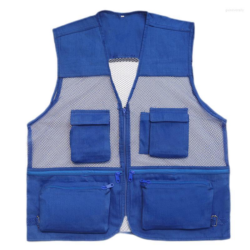Men's Vests Summer Mesh Men Breathable Vest Outdoor Casual Waistcoat Multi-pocket Pography Fishing Travel Sleeveless Jacket Wholesale Guin22, 02
Men's Vests Summer Mesh Men Breathable Vest Outdoor Casual Waistcoat Multi-pocket Pography Fishing Travel Sleeveless Jacket Wholesale Guin22, 02