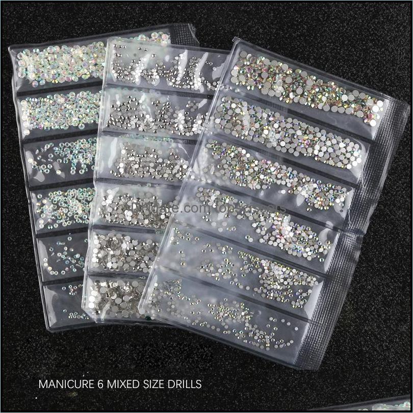 Nail Art Decorations Salon Health Beauty 1440Pcs Bag Rhinestones Set Flatback Glass 6 Size Mixed Color Ab Crystal Strass 3D Charm Gems Diy
Nail Art Decorations Salon Health Beauty 1440Pcs Bag Rhinestones Set Flatback Glass 6 Size Mixed Color Ab Crystal Strass 3D Charm Gems Diy