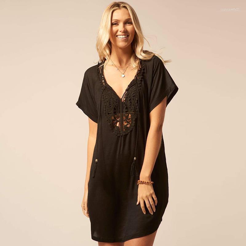 Bathing Suit Cover Ups Tunic Beach In Summer Dress Cotton Floral Holiday Skirt Sexy Hollow Bikini Blouse Top 2022 Women's Swimwear, White
Bathing Suit Cover Ups Tunic Beach In Summer Dress Cotton Floral Holiday Skirt Sexy Hollow Bikini Blouse Top 2022 Women's Swimwear, White
