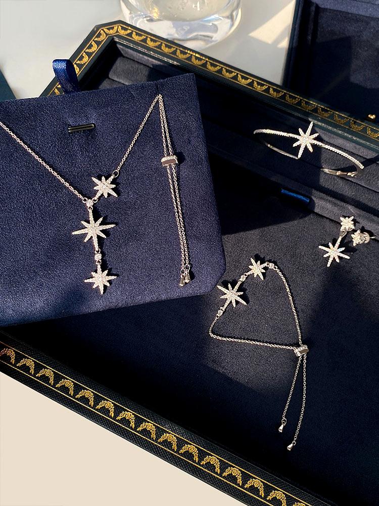 Chains Sterling High-end Brand Jewelry Six-pointed Star Necklace Women Romantic Luxury JewelryChains ChainsChains
Chains Sterling High-end Brand Jewelry Six-pointed Star Necklace Women Romantic Luxury JewelryChains ChainsChains