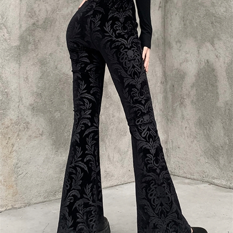 InsGoth Retro Gothic Print Black Pants Goth Harajuku High Waist Flared Aesthetic Punk Women Trousers 220813
InsGoth Retro Gothic Print Black Pants Goth Harajuku High Waist Flared Aesthetic Punk Women Trousers 220813