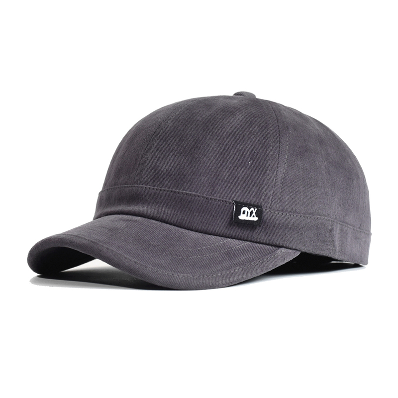 Vintage Short Brim Baseball Cap Cotton Men Women Soft Dad Hat Adjustable Trucker Style Low Profile Caps 220427