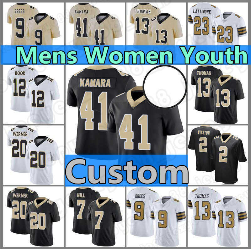 Custom 41 Alvin Kamara 13 Michael Thomas 2 Jameis Winston Football Marquez Callaway Drew Brees Taysom Hill Mar''nfl''Jerseys, Custom mens+patch(s t)
Custom 41 Alvin Kamara 13 Michael Thomas 2 Jameis Winston Football Marquez Callaway Drew Brees Taysom Hill Mar''nfl''Jerseys, Custom mens+patch(s t)