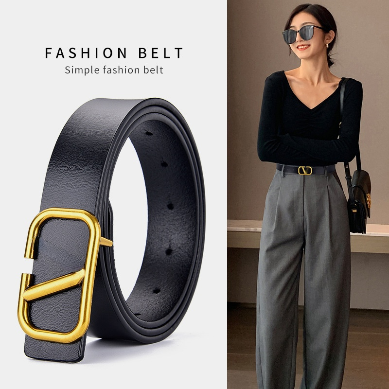 2022 TopSelling Women's leather black belt fashion versatile women's smooth buckle belts Designer Famous brand, Other
2022 TopSelling Women's leather black belt fashion versatile women's smooth buckle belts Designer Famous brand, Other
