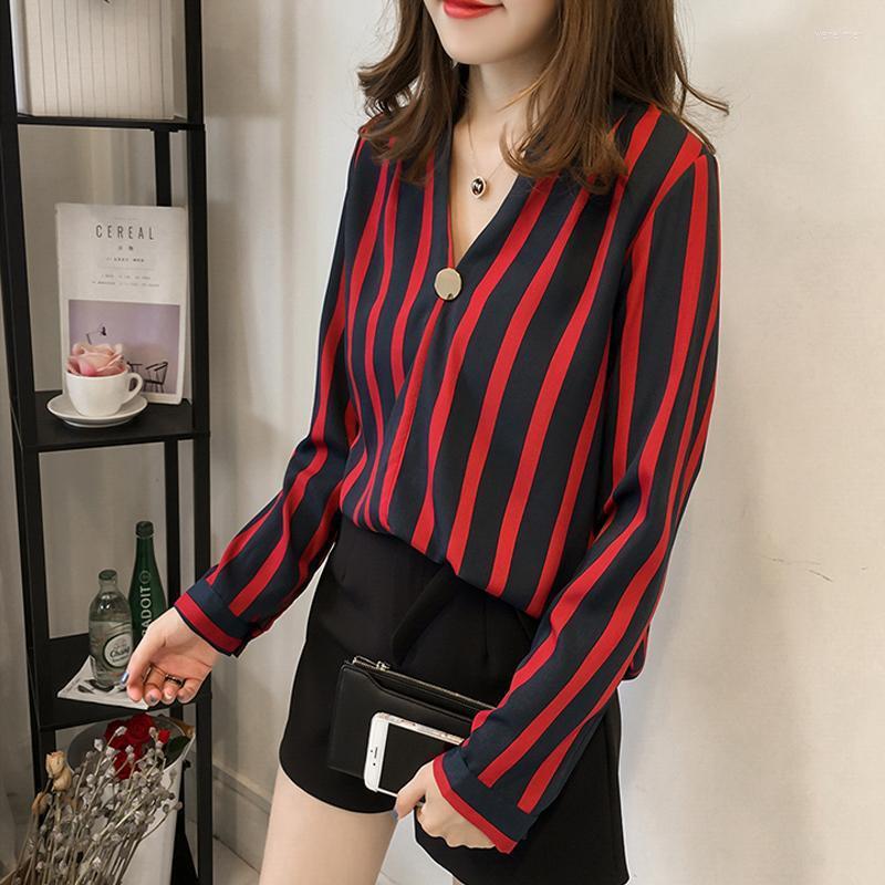 Women's Blouses & Shirts Womens Tops And Loose Oversized Shirt V-neck Striped Long Sleeve Casual Top BlusasWomen's Vere22, Blue
Women's Blouses & Shirts Womens Tops And Loose Oversized Shirt V-neck Striped Long Sleeve Casual Top BlusasWomen's Vere22, Blue