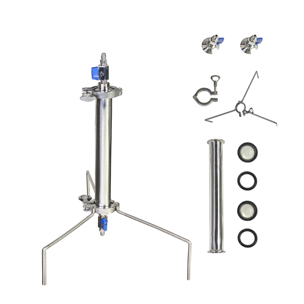 ZZKD Lab Supplies 1.5" Sanitary Stainless Steel 304 Closed Loop Extractor Vacuum Chamber/Tube 45g
ZZKD Lab Supplies 1.5" Sanitary Stainless Steel 304 Closed Loop Extractor Vacuum Chamber/Tube 45g