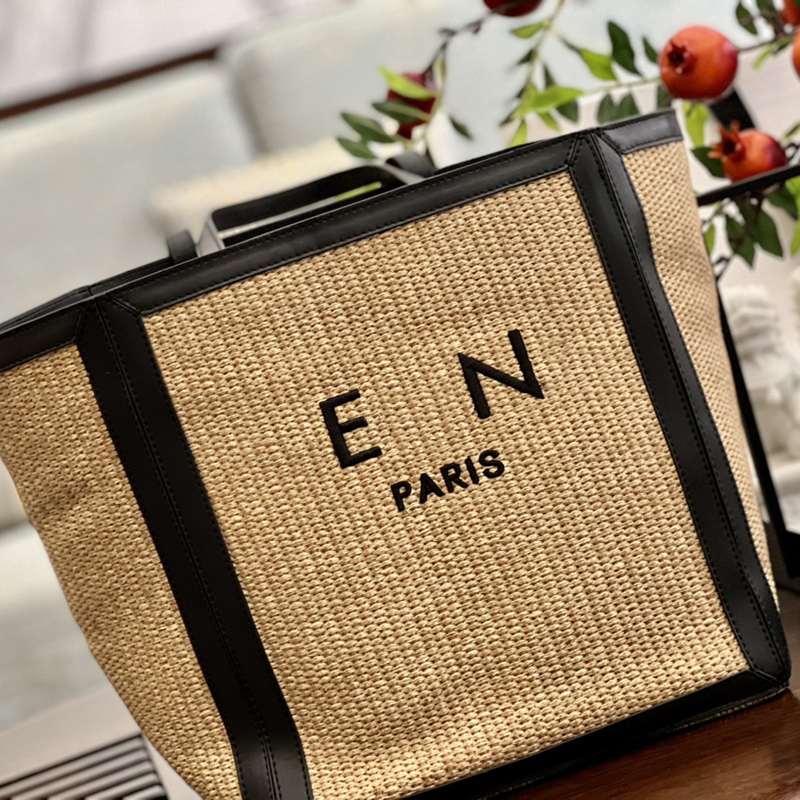 Designer Women Canvas Tote Shopping Bag Paris Brand Straw Embroidered Totes Handbags Lady Beach Vacation Shoulder Handbag Luxurys Designers Bags High Quality, Khaki
Designer Women Canvas Tote Shopping Bag Paris Brand Straw Embroidered Totes Handbags Lady Beach Vacation Shoulder Handbag Luxurys Designers Bags High Quality, Khaki