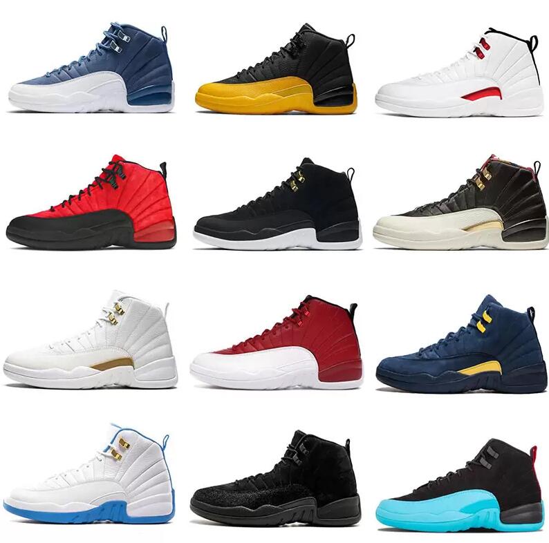 With Box Jumpman 12 Men basketball shoes designer 12s Utility Grind University Gold Cool Grey Bred Legend blue Bright Citrus women designer sneakers size 40-47
With Box Jumpman 12 Men basketball shoes designer 12s Utility Grind University Gold Cool Grey Bred Legend blue Bright Citrus women designer sneakers size 40-47