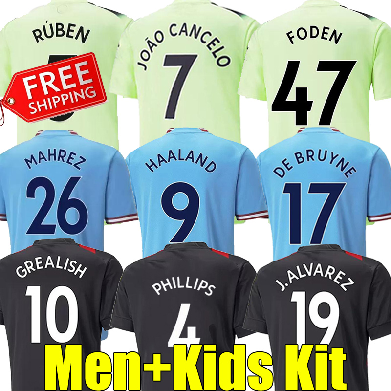 HAALAND soccer jerseys 22/23 DE BRUYNE PHILLIPS MANS CITIES GREALISH STERLING FERRAN MAHREZ FODEN 2022 2023 football shirt uniforms men kids kit third, 22-23 third
HAALAND soccer jerseys 22/23 DE BRUYNE PHILLIPS MANS CITIES GREALISH STERLING FERRAN MAHREZ FODEN 2022 2023 football shirt uniforms men kids kit third, 22-23 third