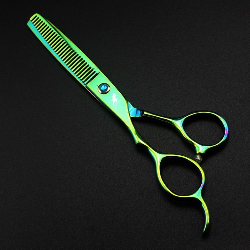 Freelander 6 inch Left Hand Hairdressing Scissors 440c Japan Steel Professional Barbershop Hair Cutting Thinning Set 220317