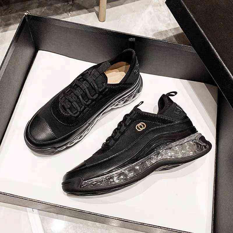 Xiaoxiang air cushion dad shoes 2022 spring new thick soled elevated women's sports shoes transparent crystal jelly bottom running shoes, Black
Xiaoxiang air cushion dad shoes 2022 spring new thick soled elevated women's sports shoes transparent crystal jelly bottom running shoes, Black