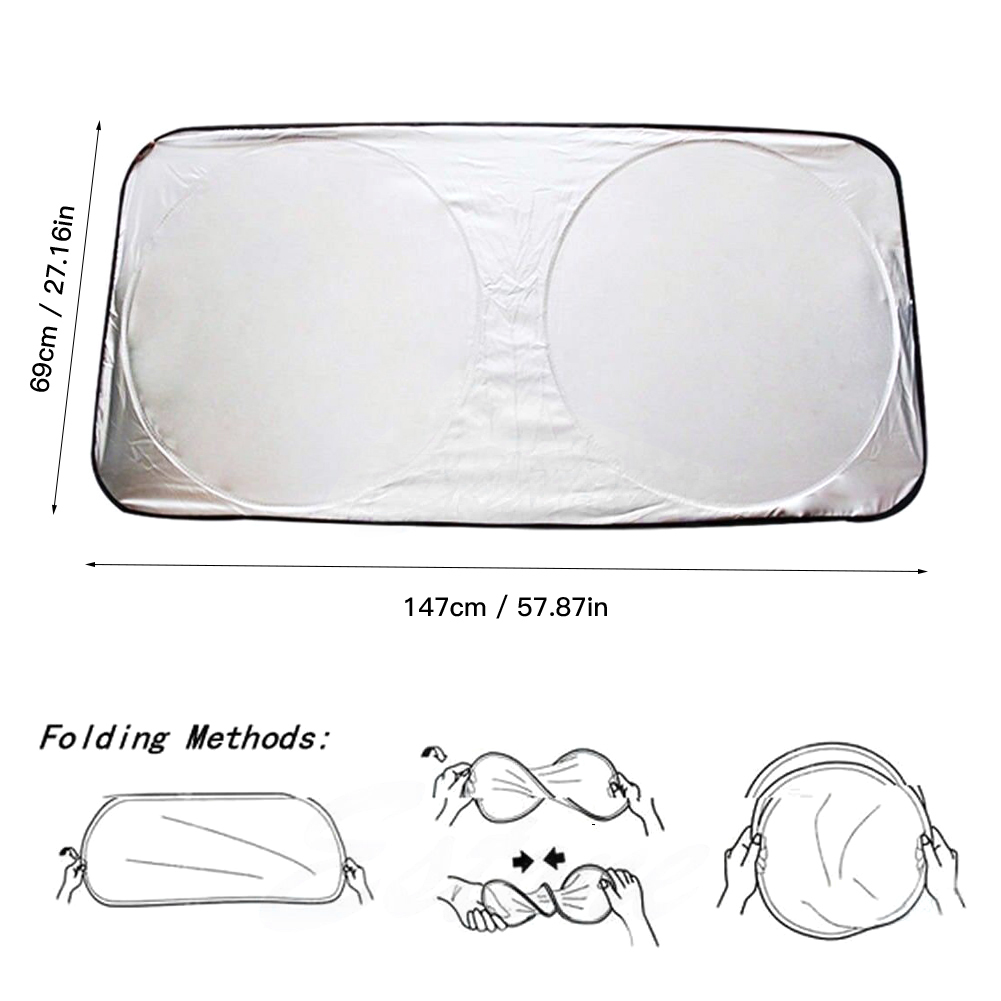2021 Sunshade UV Protection Shield Styling Folding Car Window Sun Shade Windshield Block Cover