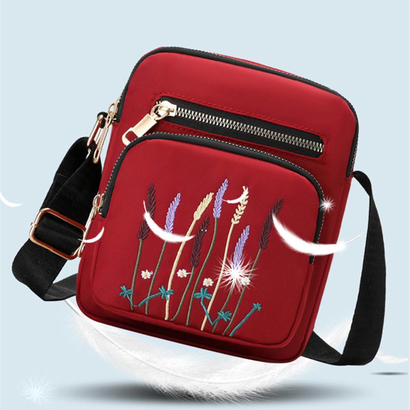 Evening Bags High Capacity Embroidered Nylon Messenger Bag Waterproof Material Retro Pattern Shoulder For Mother GiftEvening, Red
Evening Bags High Capacity Embroidered Nylon Messenger Bag Waterproof Material Retro Pattern Shoulder For Mother GiftEvening, Red