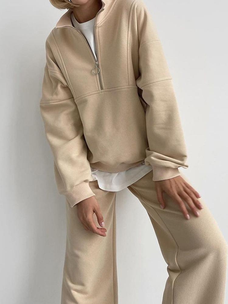 Women' Tracksuits Casual Autumn Sweatshirt Women Set Pullover Long Sleeve Zipper Sweatershirts Pants Female Sets Loose Tracksuit, Black
Women' Tracksuits Casual Autumn Sweatshirt Women Set Pullover Long Sleeve Zipper Sweatershirts Pants Female Sets Loose Tracksuit, Black