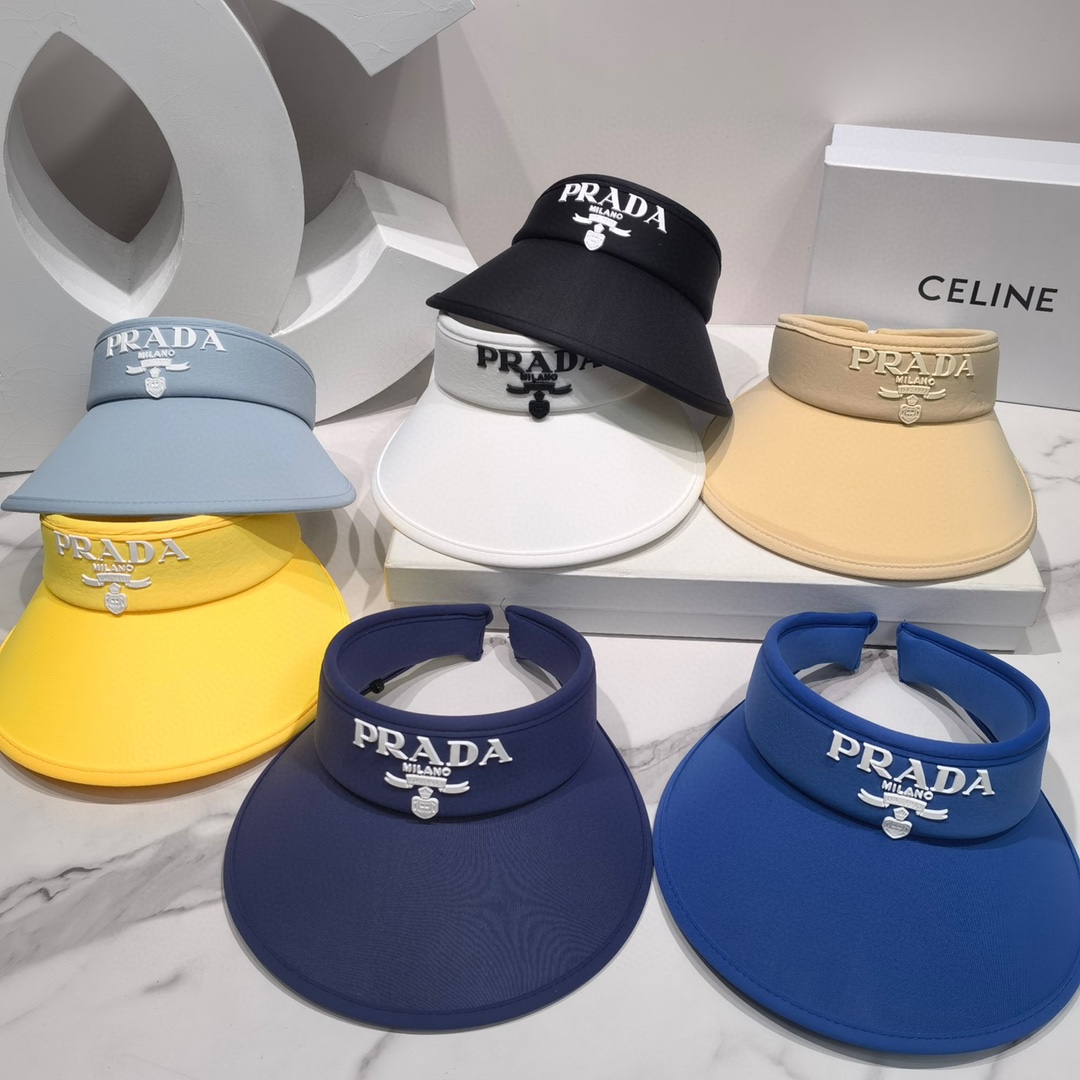 PRADA Caps Designer Visor Upgraded Thickened Sun Hat Summer Cap Casquette Outdoor Sports Golf Tennis Beach Headband Baseball Hats
PRADA Caps Designer Visor Upgraded Thickened Sun Hat Summer Cap Casquette Outdoor Sports Golf Tennis Beach Headband Baseball Hats