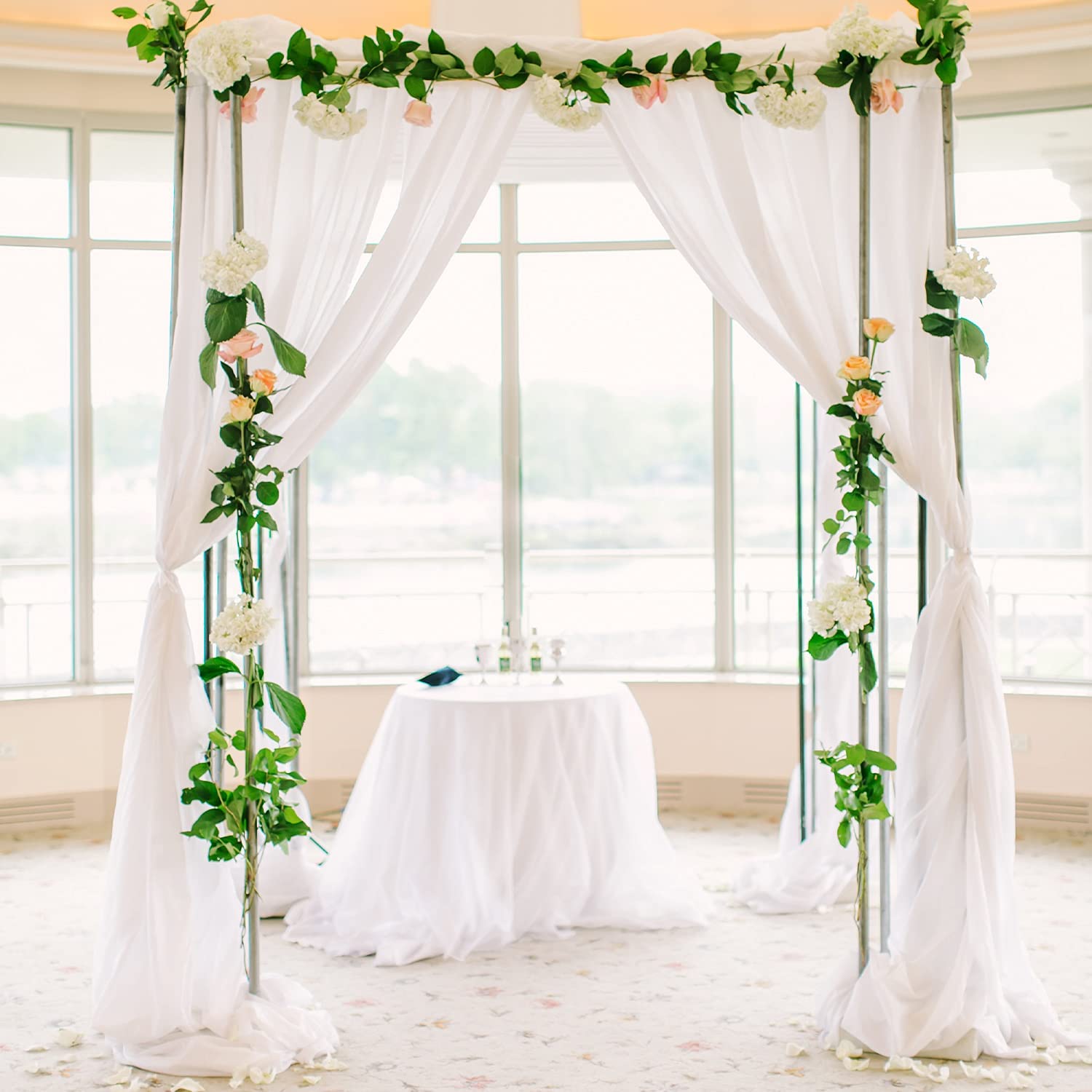Wedding Arch Drape for Bridal Ceremony Party Celebration Backdrop Decoration-70x550cm, As described
Wedding Arch Drape for Bridal Ceremony Party Celebration Backdrop Decoration-70x550cm, As described