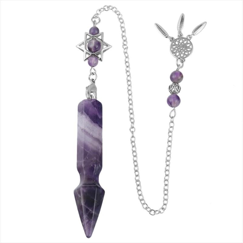 Pendant Necklaces SUNYIK Healing Crystal Hexagonal Point Six-pointed Star Pendulums,Energy Stone Dowsing Divination Reiki Chakra Balancing
Pendant Necklaces SUNYIK Healing Crystal Hexagonal Point Six-pointed Star Pendulums,Energy Stone Dowsing Divination Reiki Chakra Balancing