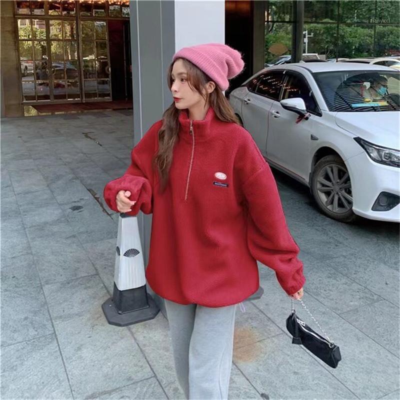 Oversized Letter Graphic Zip Up Hoodie Winter Green Hoodies Lamb Velvet Female Loose Tops Plus Thick Hooded Sweatshirt Women's & Sweatshirts
Oversized Letter Graphic Zip Up Hoodie Winter Green Hoodies Lamb Velvet Female Loose Tops Plus Thick Hooded Sweatshirt Women's & Sweatshirts