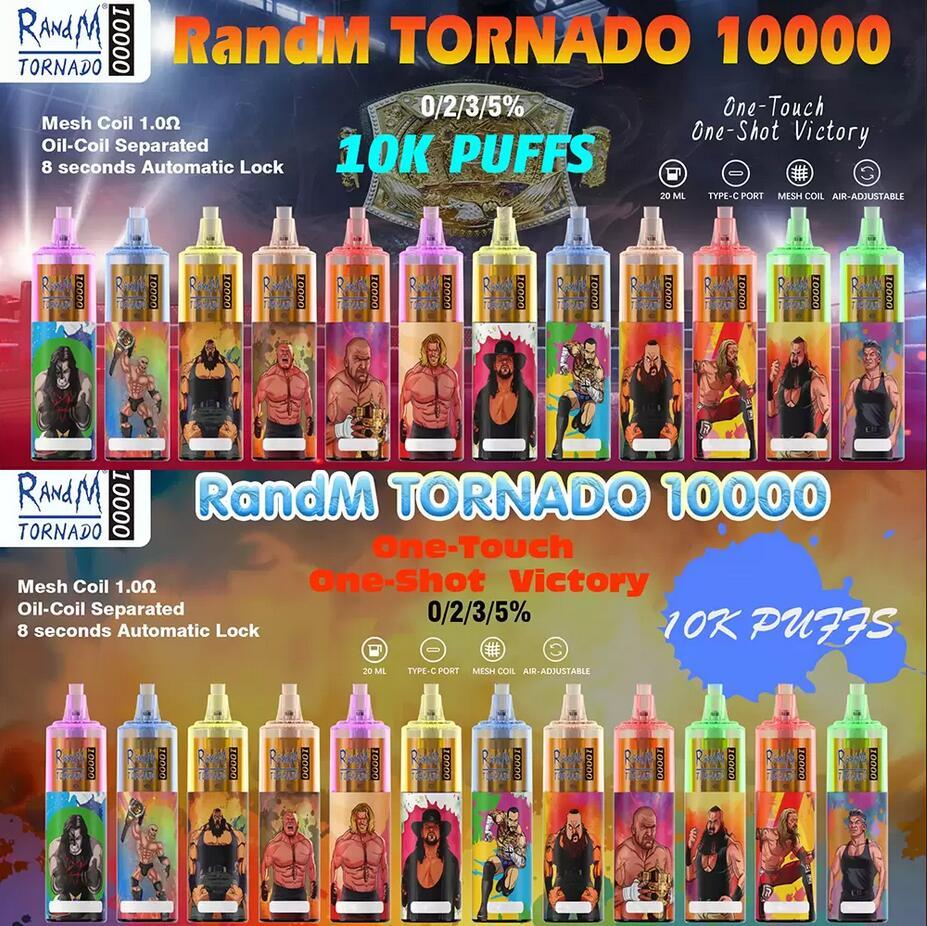 RandM tornado 10000 puff 7 10K disposable vape E cigarette 20ML Mesh coil air adjustable desechable 850 rechargeable vapes bulk vapen bang free no 2mg 20mg 2% elux elf uk