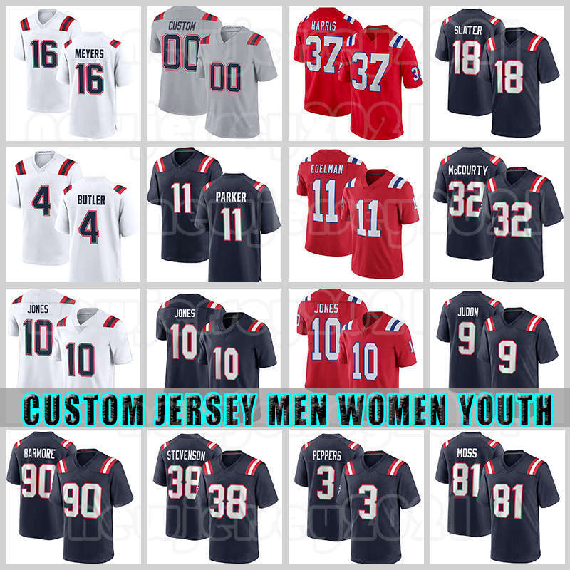 10 Mac Jones 11 DeVante Parker Football Jerseys 9 Matthew Judon 32 Devin McCourty Damien Harris Dont'a Hightower Matthew Slater Patriots Malcolm Butler Cole Strange, Custom women (a g z)
10 Mac Jones 11 DeVante Parker Football Jerseys 9 Matthew Judon 32 Devin McCourty Damien Harris Dont'a Hightower Matthew Slater Patriots Malcolm Butler Cole Strange, Custom women (a g z)