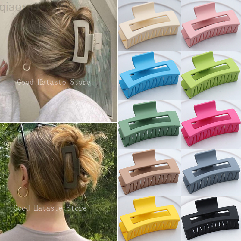 Korean Women Girls Plastic Hair Claws Hair Clips Headwear Large Size Hairpin Crab Barrette Fashion Ornament Hair Accessories L220729, B2
Korean Women Girls Plastic Hair Claws Hair Clips Headwear Large Size Hairpin Crab Barrette Fashion Ornament Hair Accessories L220729, B2