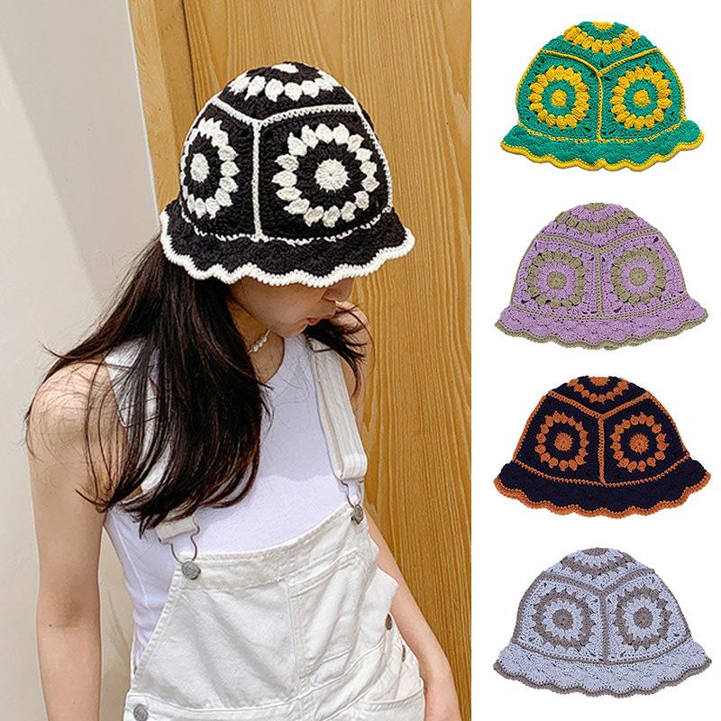 Beanie/Skull Caps Korean Women Hollow Knitted Hat Handmade Crochet Basin Spring Summer Sunscreen Sun FemaleBeanie/Skull, Black
Beanie/Skull Caps Korean Women Hollow Knitted Hat Handmade Crochet Basin Spring Summer Sunscreen Sun FemaleBeanie/Skull, Black