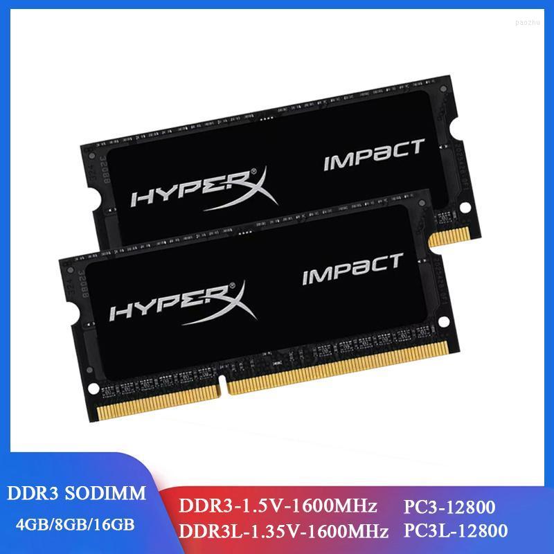 

RAMs Memoria Ram DDR3L DDR3 Sodimm 4GB 8GB 16GB PC3L PC3-12800 1600MHz Laptop 1.35V 1.5V 204 Pins Notebook Memory ModuleRAMs