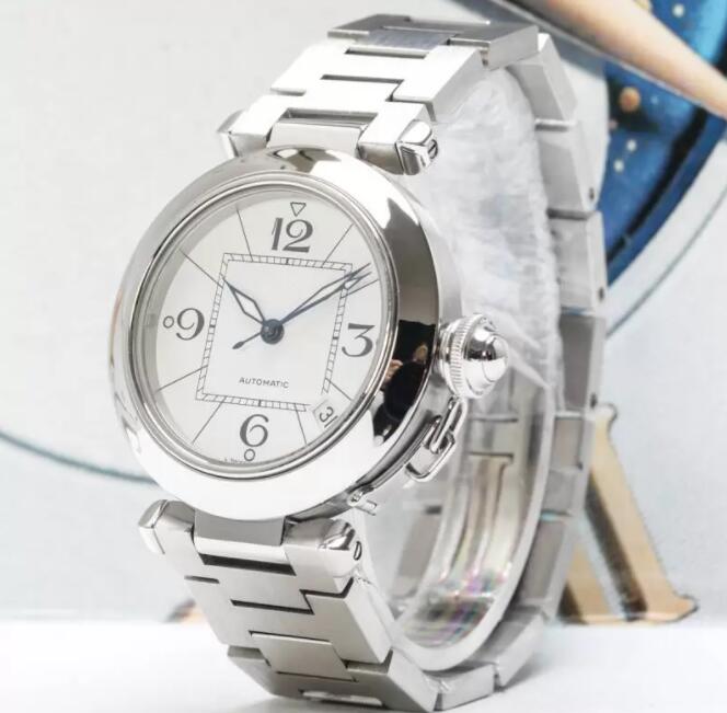 U1 Top-grade 35mm Pasha De W31089M7 Watches White Dial Miyota Quartz Chronograph Mens Watch Stopwatch Stainless Steel Bracelet HWCR catstore Montre de luxe, Water proof
U1 Top-grade 35mm Pasha De W31089M7 Watches White Dial Miyota Quartz Chronograph Mens Watch Stopwatch Stainless Steel Bracelet HWCR catstore Montre de luxe, Water proof
